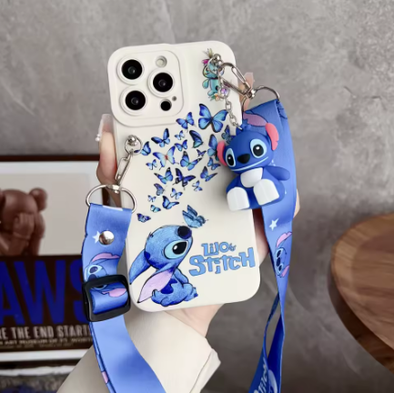 Funda soporte silicona iphone-stitch