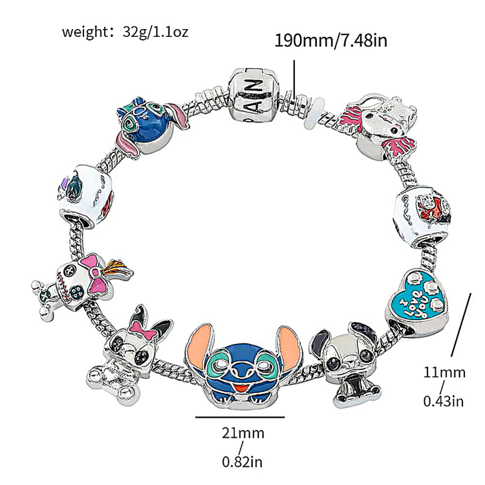 pulsera de cordon de punto,con plata-Stitch