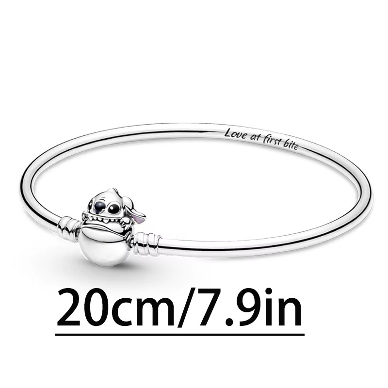 Stitch en Cada Encanto – Pulsera Estilo Pandora con Magia y Brillo