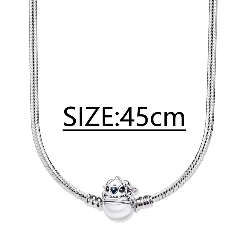 Stitch en Cada Encanto – Pulsera Estilo Pandora con Magia y Brillo