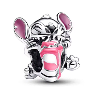 Stitch en Cada Encanto – Pulsera Estilo Pandora con Magia y Brillo