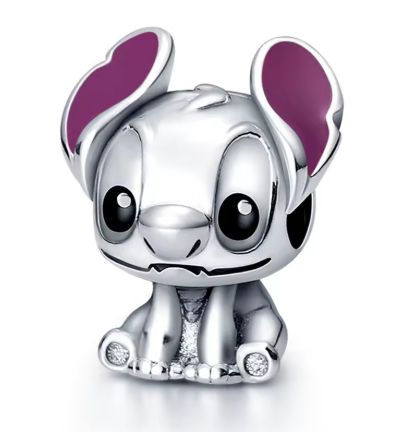Stitch en Cada Encanto – Pulsera Estilo Pandora con Magia y Brillo