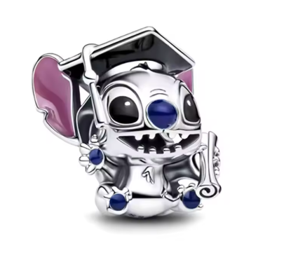 Stitch en Cada Encanto – Pulsera Estilo Pandora con Magia y Brillo