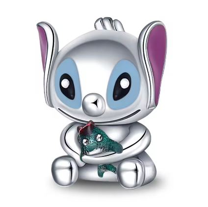 Stitch en Cada Encanto – Pulsera Estilo Pandora con Magia y Brillo