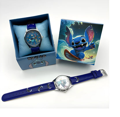 Reloj con caja Sorpresa para regalo-stitch