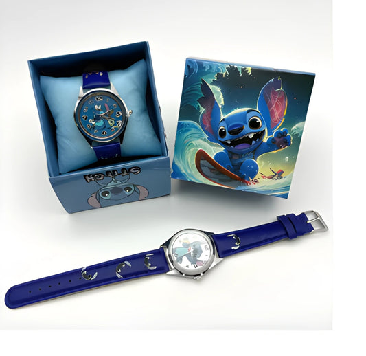 Reloj con caja Sorpresa para regalo-stitch