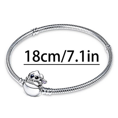 Stitch en Cada Encanto – Pulsera Estilo Pandora con Magia y Brillo