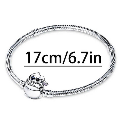 Stitch en Cada Encanto – Pulsera Estilo Pandora con Magia y Brillo