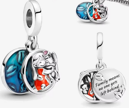 Stitch en Cada Encanto – Pulsera Estilo Pandora con Magia y Brillo