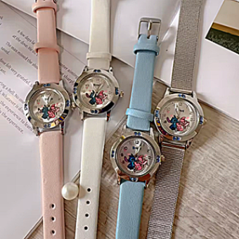 Angie Stitch niños niñas relojes de cuarzo con diamantes