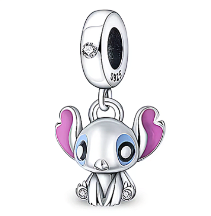 Stitch en Cada Encanto – Pulsera Estilo Pandora con Magia y Brillo